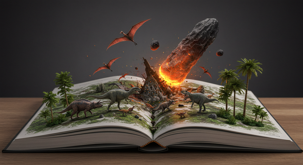 Free Dinosaur Extinction illustration and picture