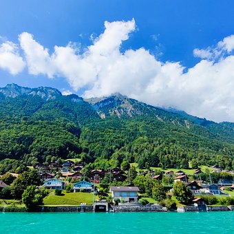 Schweiz, Hill, Sø, Natur, Landskab, Vand