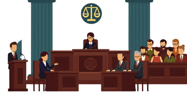 Free Courtroom Law illustration and picture