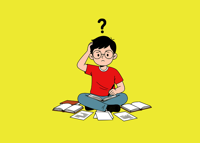 Free confusion studying student vector