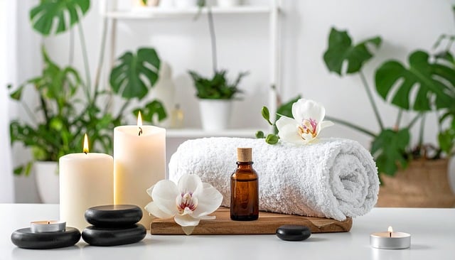 Free relax massage wellness illustration
