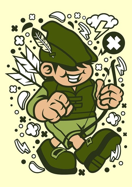 Robin Hood-Barn, T-Skjorte Design