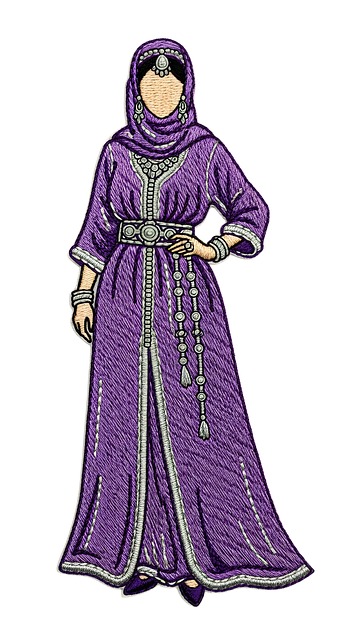 Free embroidery patch glamorous ornate illustration