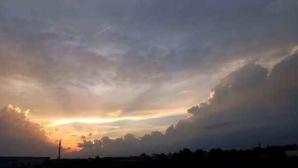 Landskab, Natur, Himmel, Skyer