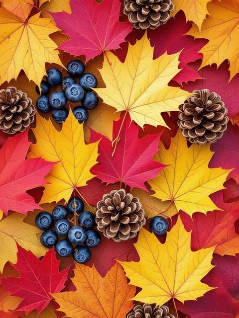 Herbst, Blätter, Wald, Jahreszeit