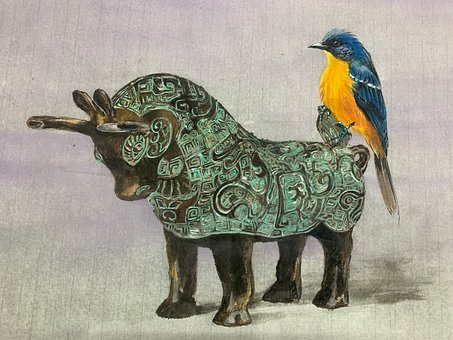 Kunst, Chinese Stijl, Verf, Schilderen
