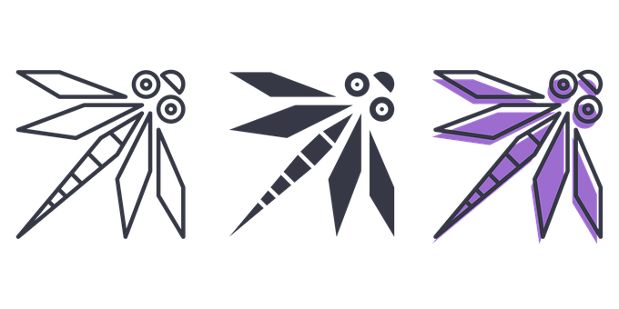 Hmyz, Brouk, Logo, Ikona, Symbol, Obvod