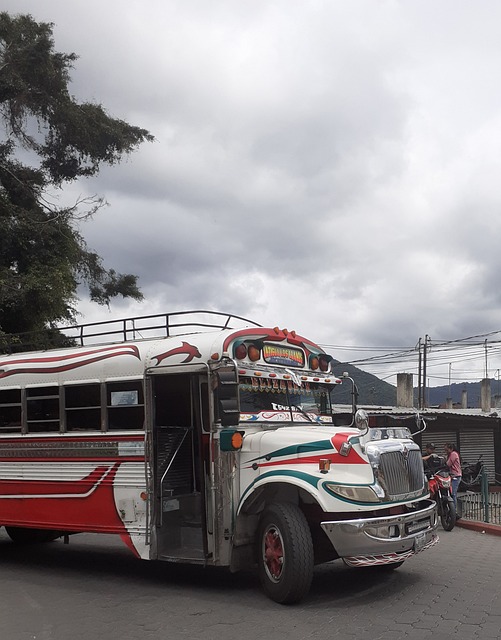 Free Guatemala Chicken Bus photo and picture