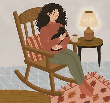 Free Cat Cozy illustration and picture