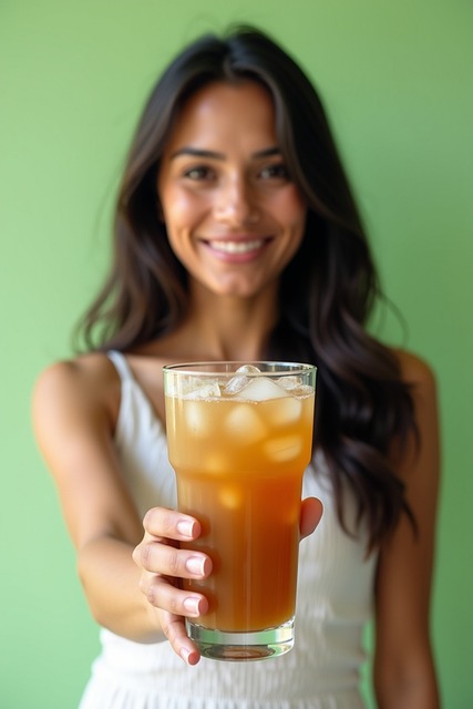Latina, Modelo, Mujer, Bebida, Jugo
