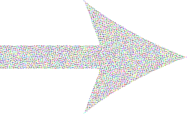 Free arrow pointer pointing vector