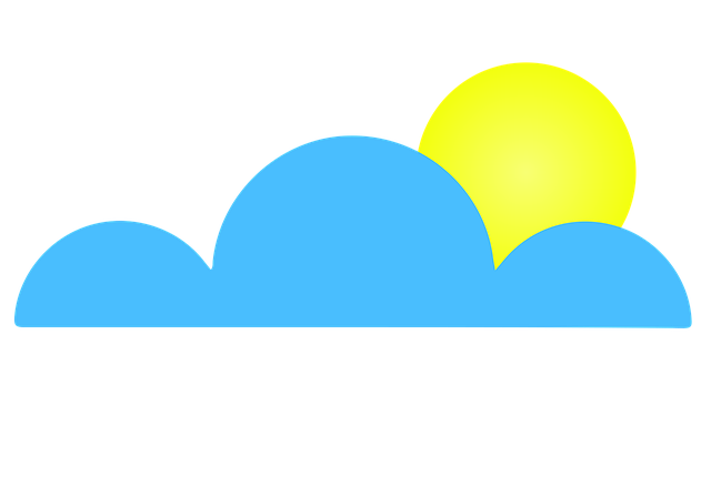 Sol, Nube, Tiempo, Icono, Sin Fondo