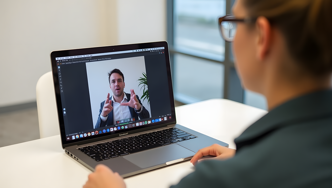 Free video conference remote work online meeting illustration