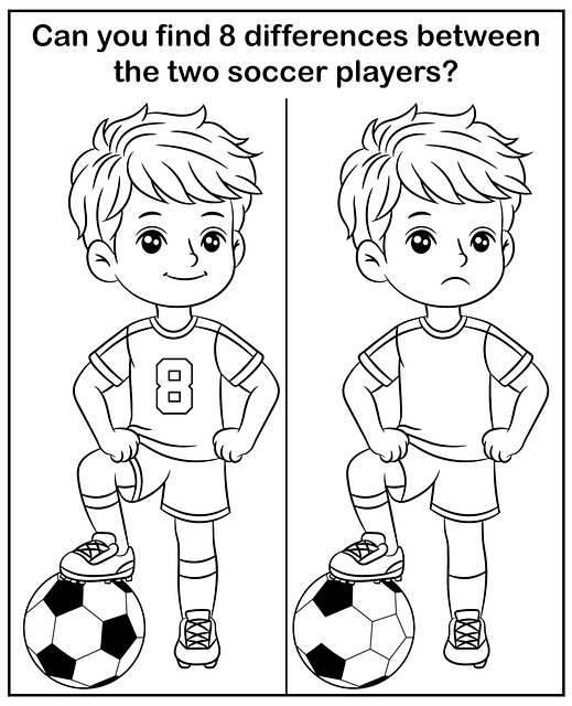 Free Differences Soccer photo and picture
