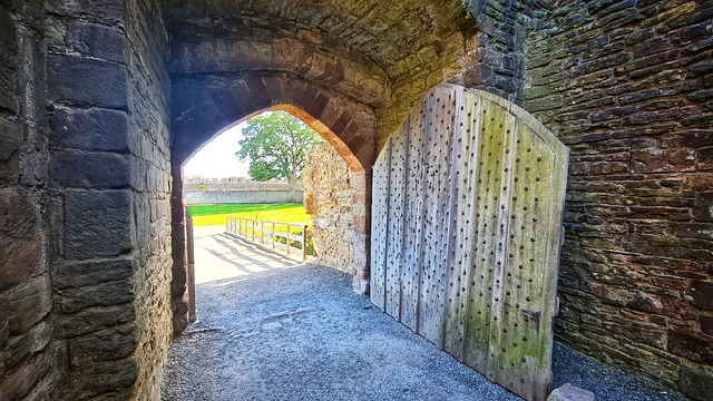Tür, Mauer, Gebäude, Eingang