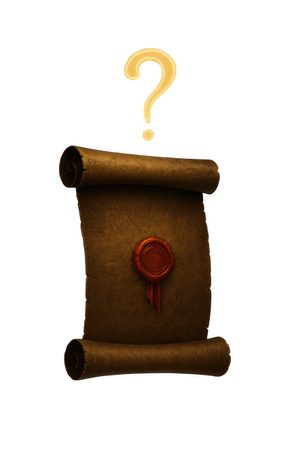 Free mystery scroll ancient parchment treasure map illustration