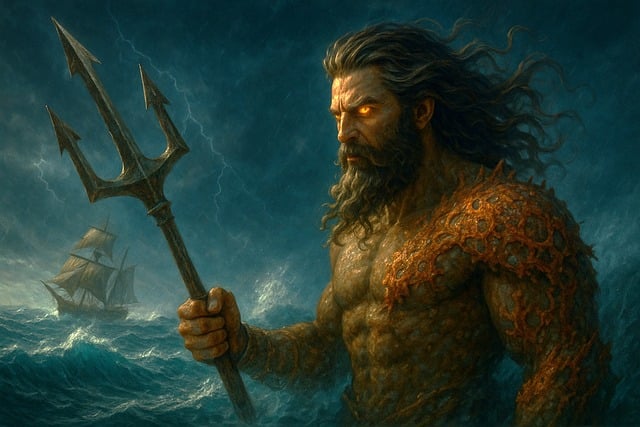 Poseidon, Mythologie, Neptun, Gott, Meer