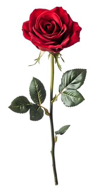 Free rose red petals illustration