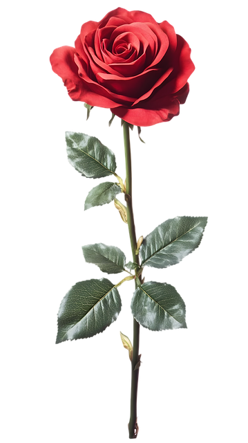 Free rose red petals illustration