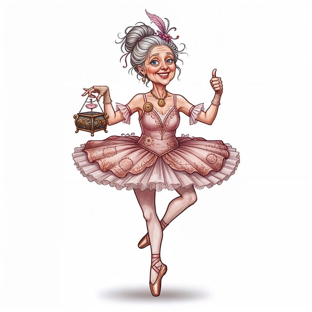 Free ballerina elegant tutu illustration