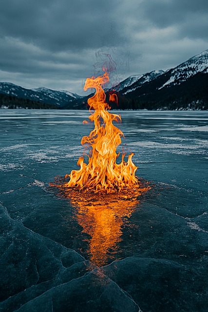 Free Fire Frozen Lake illustration and picture
