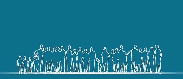 Free community unity family illustration