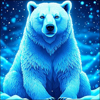 Bär, Antarktis, Winter, Eis, Schnee