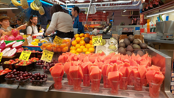 Barcelona, Markthalle, Markt, Essen