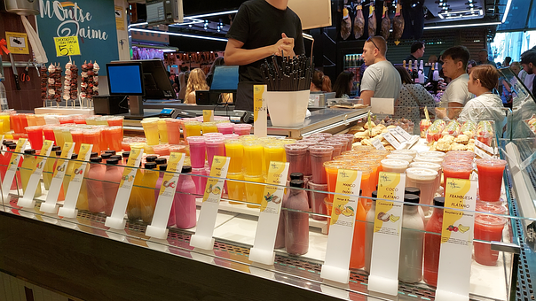 Barcelona, Markthalle, Markt, Essen