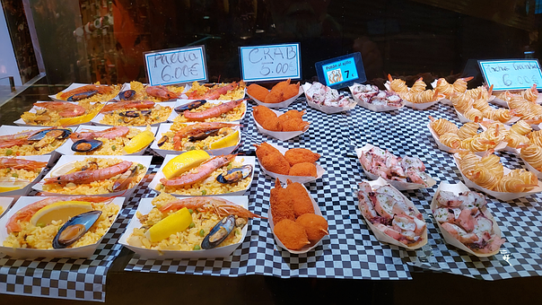 Barcelona, Markthalle, Markt, Essen