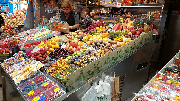 Barcelona, Markthalle, Markt, Essen