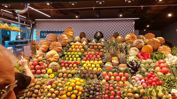 Barcelona, Markthalle, Markt, Essen