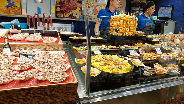 Barcelona, Markthalle, Markt, Essen