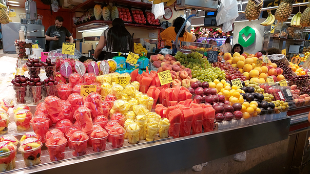 Barcelona, Markthalle, Markt, Essen
