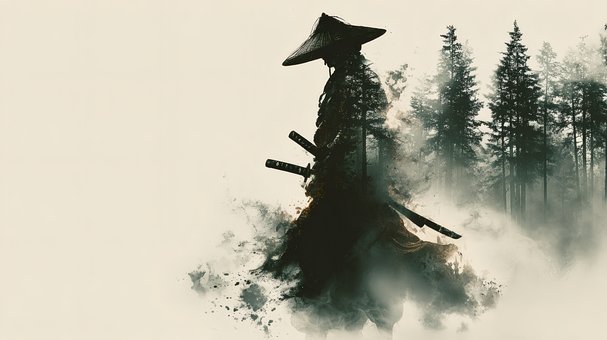 Free Samurai Warrior illustration and picture