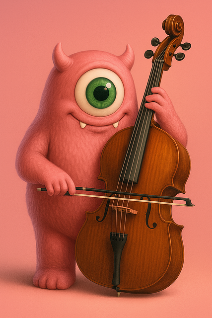 Free monster cartoon monster pink monster illustration