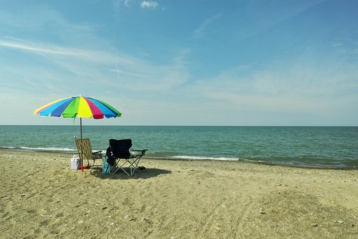 Free Beach Rainbow photo and picture