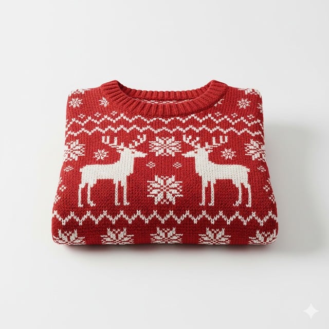 Free red christmas sweater christmas sweater sweater illustration