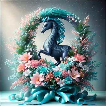 Pferd, Tier, Mähne, Blume, Blüte