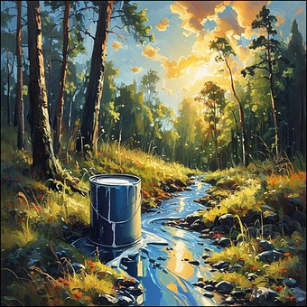 Landschaft, Natur, Fluss, Bäume, Farbe