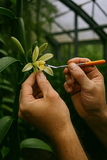 Free Vanilla Orchid illustration and picture