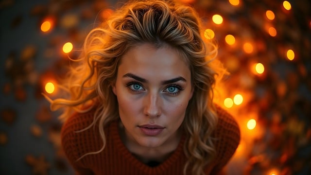 Free woman model portrait illustration