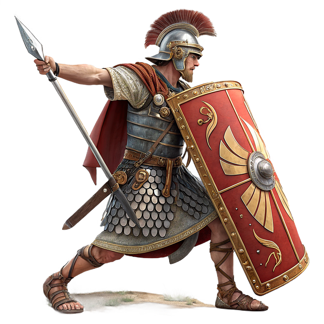 Free rome warrior soldier illustration