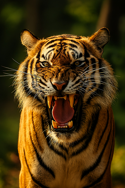 Free tiger nature predator illustration
