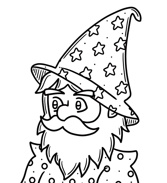 Download free HD stock image of Halloween Wizard Free halloween wizard magic illustration
