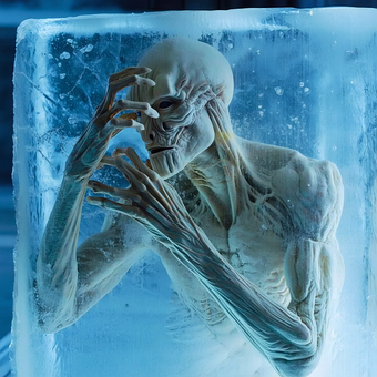 Gefroren, Frost, Kalt, Transparent