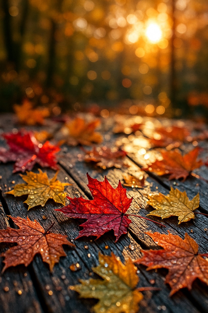 Download free HD stock image of Fall Nature Free fall nature leaves illustration