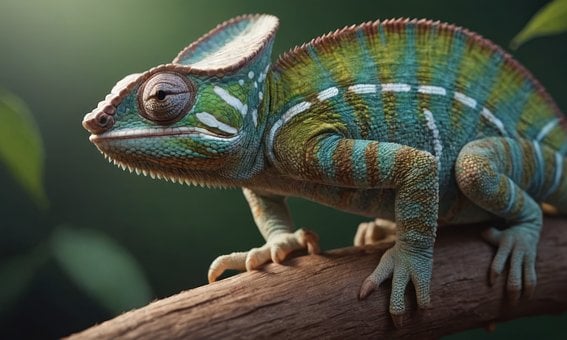 Kameleon, Reptil, Natur, Dyr, Øgle