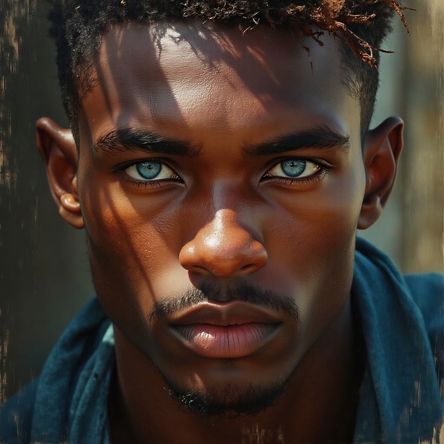Free man portrait face illustration