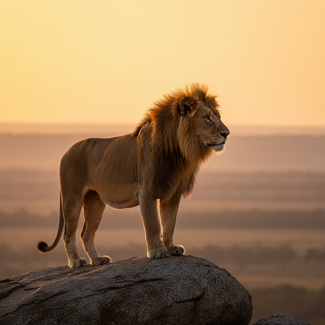 Free Lion Majestic Lion illustration and picture
